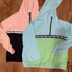 PINK Windbreaker Jackets M